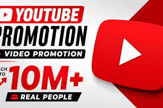 do organic youtube video promotion for channel growth reach 1m subscribers