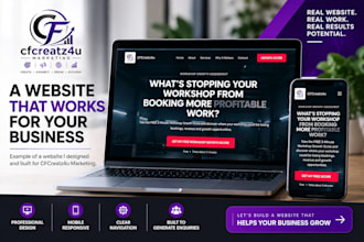 create a professional small business website