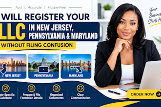 register your llc in new jersey pennsylvania maryland without filing confusion