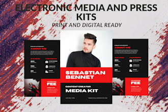 design dj epk, dj press kit, dj media kit, dj one sheet