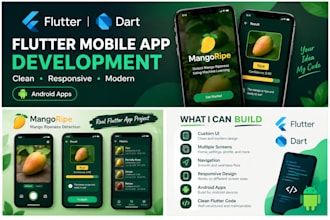 develop a cross platform mobile app using flutter and dart