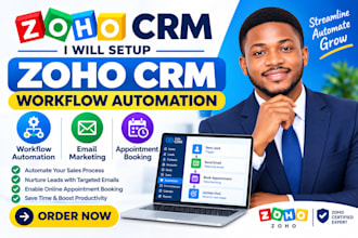 integrate zoho CRM with zapier calendly gmail slack automation