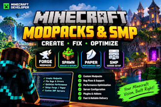 create fix optimize minecraft modpacks forge spawn paper smp minecraft developer