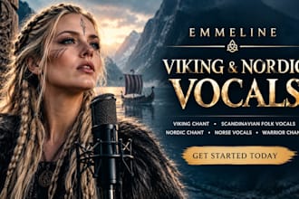 perform viking chant, scandinavian folk vocals, nordic chant, norse vocals