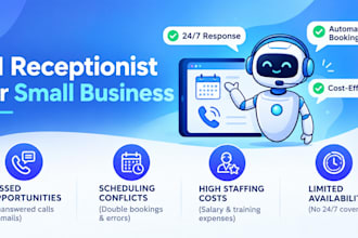 set up an ai voice receptionist that never misses calls