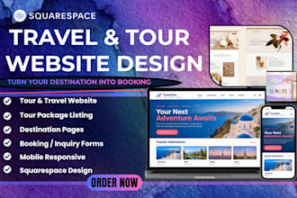 design a professional tour website for travel agencies