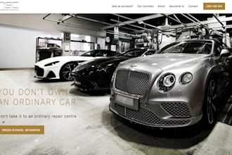 build wix auto repair website mechanic car repair automotive garage website