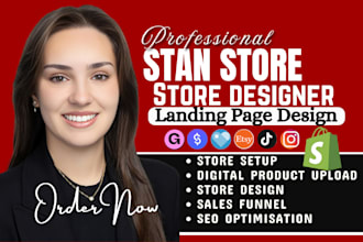setup stan store, payhip, etsy, kofi, stan store marketing beacons ai shopify