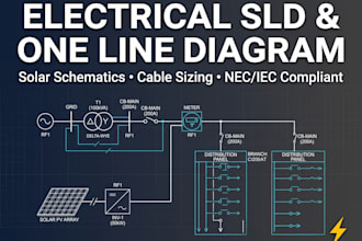 electrical single line diagram sld solar one line diagram schematics