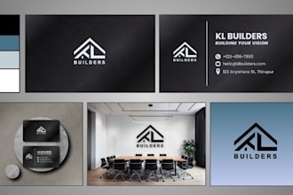 design a modern custom logo for your buisness or brand