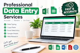 do data entry,copy paste,web reasearch and excel entry