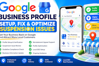 setup google my business fix suspended gmb reinstate business profile suspension