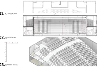 cad draw auditorium interior plan,theater seating layout,technical shop detailed