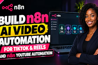 build n8n ai video automation for tiktok reels and n8n make youtube automation