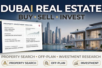 help you buy sell dubai property, real estate and investment deals