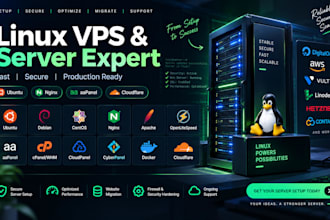 setup and configure linux vps server