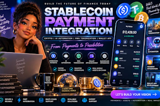 stablecoin payment integration crypto ai automation rwa tokenization wallet app