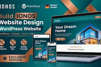 build german ionos website design wordpress website ionos wordpress landing page
