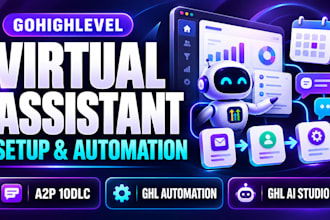 setup gohighlevel virtual assistant a2p10dlc ghl automation ghl ai studio