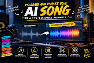 recreate and remake your ai song into a professional production