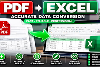 convert PDF tables to excel