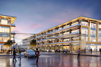 provide 2d plan alteration, redesign commercial property exterior for renovation