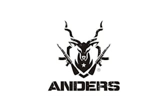 design unique anders hunting brand logo