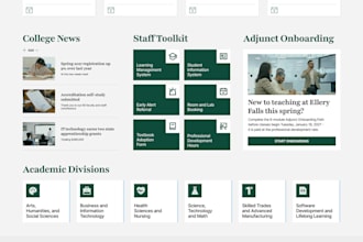 design a professional share point intranet website