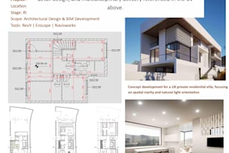 create professional revit bim models and architectural drawings