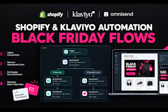 setup omisend klaviyo email marketing automation shopify klaviyo black friday