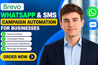 setup brevo whatsapp sms campaign automation system companies