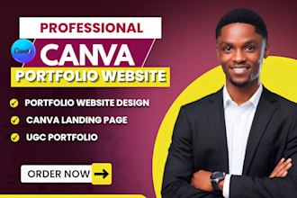 design canva portfolio website, ugc portfolio website, ugc media kit, canva ugc