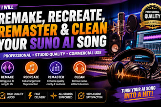 clean, mix and master your song for spotify