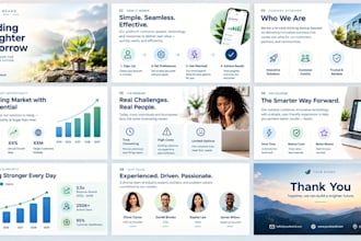 design an investor pitch deck for startups
