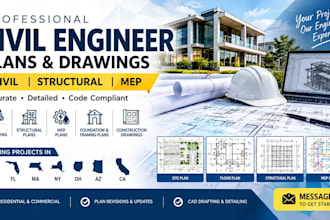 do civil engineer tx fl ma ny ohio az california mep structural plan
