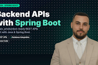build a java spring boot backend or rest api