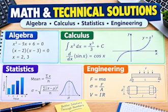 solve mathematical calculations and technical problems