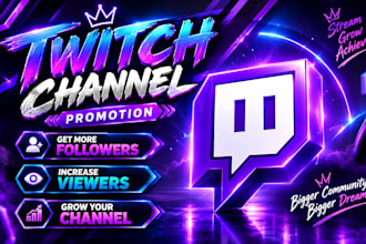 do twitch channel promotion