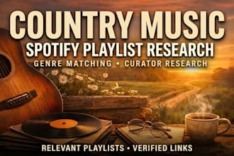 research country music spotify playlists and curators