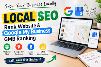 do local seo, rank website and google my business gmb ranking