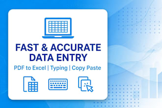 do accurate data entry typing