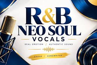 sing soulful female rnb and neo soul vocals for your song
