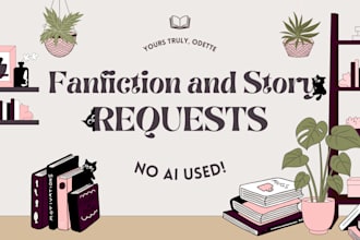 write your story or fanfiction, ghostwrite, no ai