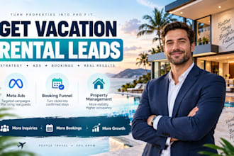 generate vacation rental leads airbnb leads meta ads rental booking funnel
