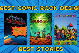 create comic and cartoon book stories and thumbnails