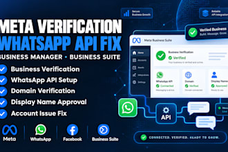 fix meta business verification whatsapp meta API manager business suite plimdor