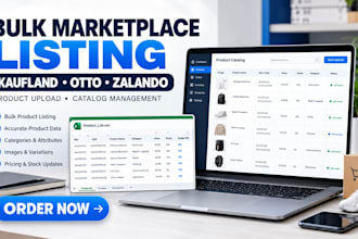 do bulk listing on kaufland, otto, zalando and other european marketplaces