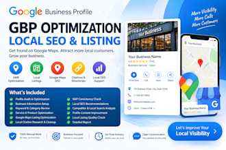 gbp optimization local listing gmb ranking near me seo map citation