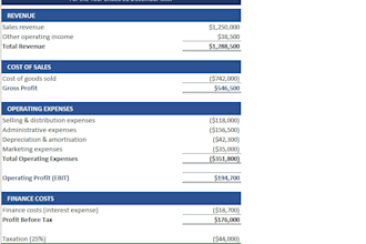 prepare financial statements as per ifrs