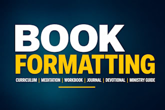 format curriculum, meditation, workbook, journal, devotional and ministry